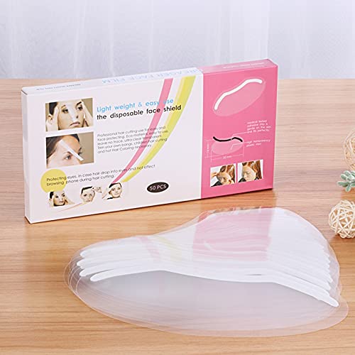 Miniatura 9 de LWBTOSEE 50 piezas de mascarillas de maquillaje permanente para ducha, protectores faciales desechables para laca para el cabello, suministros de