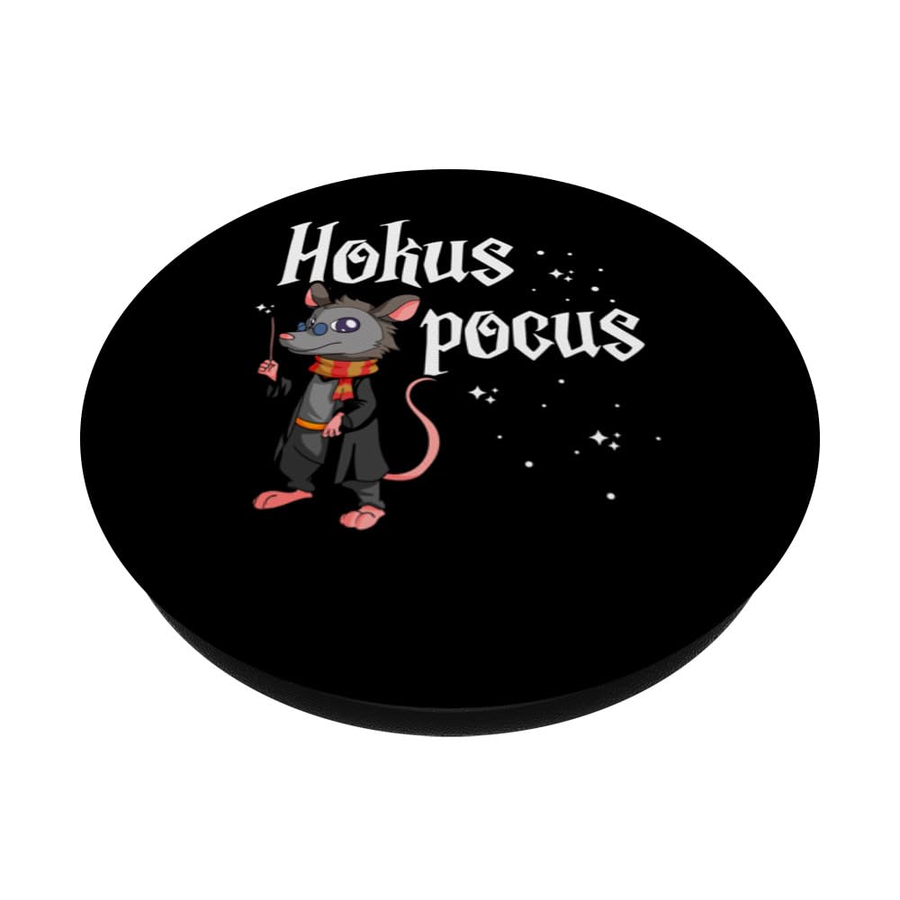 Magic Opossum for Possum and Raccoon PopSockets Swappable PopGrip, Black - Image 2
