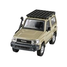 2014 Land Cruiser 71 SWB Short Wheel Base Sandy Taupe Brown 1/64 Diecast Model Car by Paragon Models PA-55564
