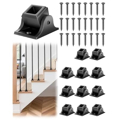 Iron Baluster Shoes 12Pack, Baluster Swivel Sho...