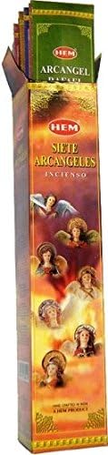Miniatura 2 de Seven Arcangels (Siete Arcangels) - Caja de 1.23 oz, incienso de 7 diferencias, incienso HEM importado de la India