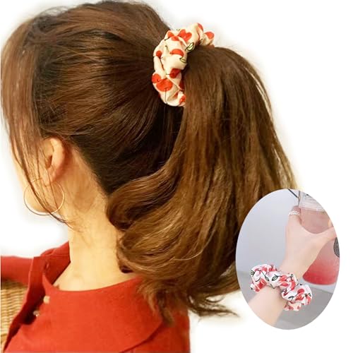 Atena Home Sale!! 100% Pure Mulberry Silk Hair Scrunchies16 Momme Silk Scrunchies 100% Silk Hair Scrunchies Silk Hair Ties For Women Girls Curly Thick Thin Hair Women'S Black Satin Sleep thumb #4