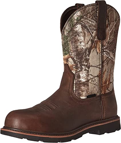 SWZEC Hommes Cowboy Bottes Vintage Broderie Large Version Automne Hiver Western Bottes Hauteur du Mollet Bottes Casual Bottes Taille 38-48 (45,Blanc) Cover