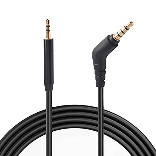 Alitutumao 3.5mm to 2.5mm Aux Cable Cord Compatible with Bose 700 QuietComfort QC35II QC35 QC25 Noise Cancelling Headphones, JBL E45BT E55BT E65BTNC Bluetooth Earphone, Audio Replacement Wire (16.5)