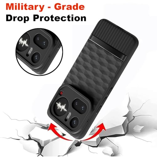 Image of Shockproof Case Compatible with Nothing Phone (4a) Pro 5G | Full Camera Protection | TPU Flexible Back Cover for Nothing Phone (4a) Pro 5G (Matte Black)