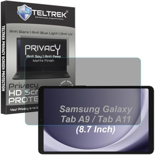 Image of Privacy Matte Anti Peep Screen Guard Compatible With Samsung Galaxy Tab A11 / Samsung Galaxy Tab A9 (8.7 inch Inch Tablet) Anti Spy Screenguard Not a Tempered Glass Screen Protector