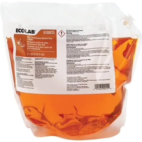 Ecolab High Performance Neutral Floor Cleaner | 2 Liter Bottles