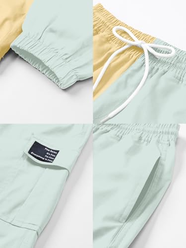 Image of SANGTREE Girls & Womens Drawstring Cargo Jogger Pants,3 Years - Women 3XL