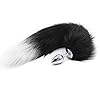 BONDAGERIE® Fox Tail zwart met witte punt