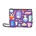 Sac Épaule Mignon de Bande Dessinée Cuisson Gâteau Dessert Alimentaire Réglable Bandoulière Sac Cross Embrayage Pour Femmes Filles Dames Couleur Sacs Bandoulière Sac À Bandoulière Fermeture Éclair