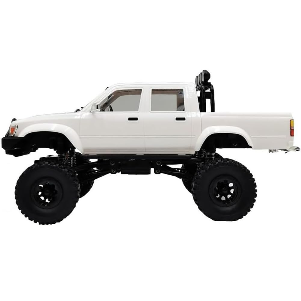 C64-1 1/16 Scale RC Pickup Truck, 4WD Off-Road Crawler z pełną kontrolą proporcjonalną, 2 baterie, pilot 2,4 GHz, samochód RC dla dorosłych,Red