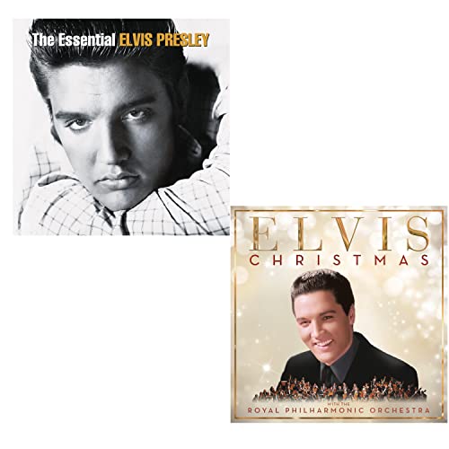 Image of The Essential Elvis Presley - Christmas with Elvis and The Royal Philharmonic Orchestra - Two LP Vinyl Album Bundling