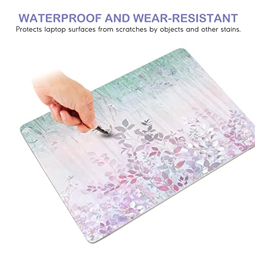 Image of DINKY Laptop Skin Sticker Decal, 12 inch 13 inch 13.3 inch 14 inch 15 inch 15.4 inch 15.6 inch Laptop Universal Reusable Vinyl Skin Stickers Cover Art Decal Notebook PC Personalized Protector-Wildflowers