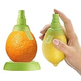 VERWENDET:Setzen Sie sie einfach direkt in die gesamte Frucht ein, Orangensaft, Zitrone usw., und drücken Sie dann mit Ihrem Finger frisch auf die Düse Der Saft kann gleichmäßig auf das gewünschte Essen gesprüht werden.