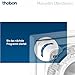 Theben 0260030 Timer 26 - analoge Zeitschaltuhr, Steckdosen Schaltuhr, Zeitprogrammstecker, weiß, bis zu 400 W LED Schaltleistung