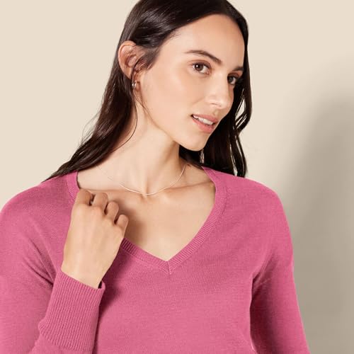 Image of Amazon Essentials Women's Lightweight V-Neck Tunic Sweater, Long Sleeve, Ribbed (Available in Plus Size)