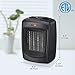 HOME_CHOICE Personal Ceramic Space Heater Electric Heater with Adjustable Thermostat Small Portable Heater Fan for Office Desktop Home Bedroom,750W/1500W