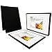 PHOENIX Black Canvas Boards for Painting - 5x7 Inch, 6 Pack - Small Canvases Gesso Primed Cotton Acid Free, Blank Flat Canvas Panel for Acrylic, Oil, Tempera, Metallic, Neon Paints & Crafts