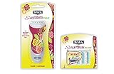 Schick Silk Effects Plus Razor With Refills (Total of 7 Cartridges!)