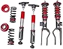 MMX2128 MAXX Coilovers Lowering Kit, Fully Adjustable, Ride Height, 40 Damping Settings, True Coilovers Setup, compatible with Tesla Model Y AWD 2020+UP