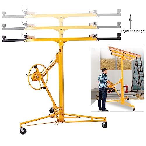 Drywall Lift Panel,11' Lift Drywall Panel Hoist Ceiling 150LB Heavy