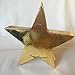 Produktbild MIGROS Holzstern Stern Gold Weihnachten groß Shabby chic