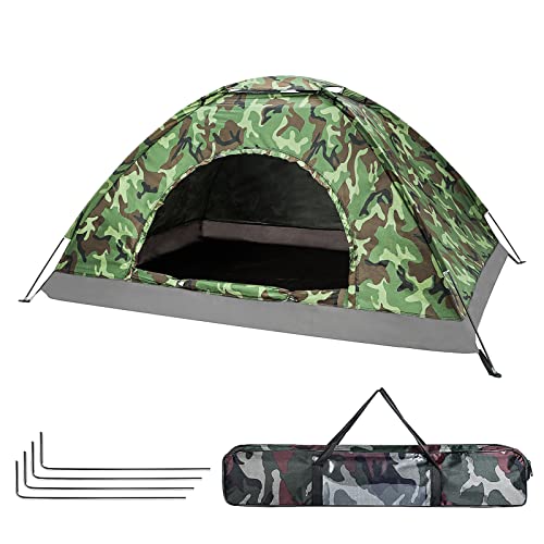 Holdfiturn Camping Tent 2-3 Person Dome Tents Easy Setup Lightweight Backpacking Tents for Hiking Fishing Backyard Adventures