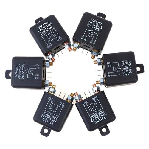 Relé de 4 pines 12V 100A automotriz para control de batería de coche 2