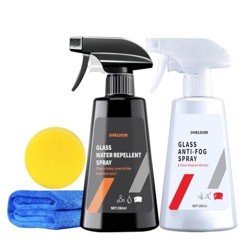 SHIELDOM Anti Fog & Rain Repellent Spray Pack of 2