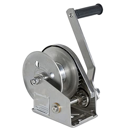 DPDZSW Cabrestante Manual 1200Lb/1800Lb/2600Lb con Freno Cabrestante Pequeño Cabrestante con Cable