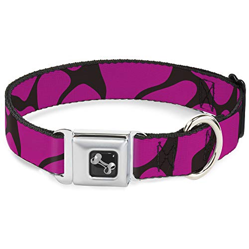 Collier pour chien réglable 15-66 cm boucle os robuste