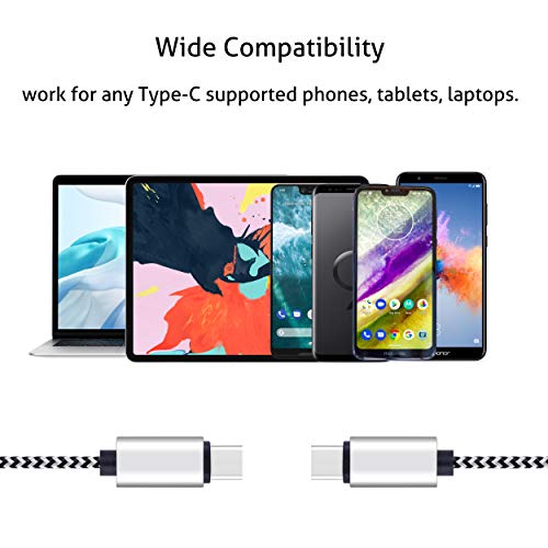 Ailun Usb C To Usb C Cable 10Ft 3Pack High Durability 60W 3A Usb Type C Devices Charging For Galaxy S22,S22+,S22Ultra,S21,S20, S20+ S20Ultra S10 Huawei Matebook Macbook Ipad Pro 2018 And More #TOP6