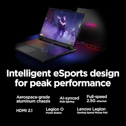 Lenovo Legion Pro 7i – Gaming Laptop - Intel® Core™ Ultra 9 275HX – 16" 2.5K WQXGA OLED Display – 240Hz Refresh Rate – GeForce RTX™ 5070 Ti GPU – 32 GB Memory – 1 TB Storage – 3-Month PC GamePass — view 9