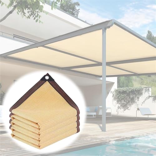 Malla para invernaderos beige 3x5m con tejido resistente UV 90% 2