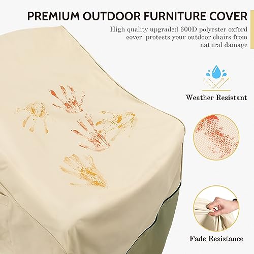 COSFLY Outdoor Furniture Patio Chair Covers Waterproof Clearance