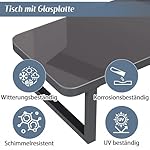 Kebnor Gartenlounge-Set für 7 Personen Grau