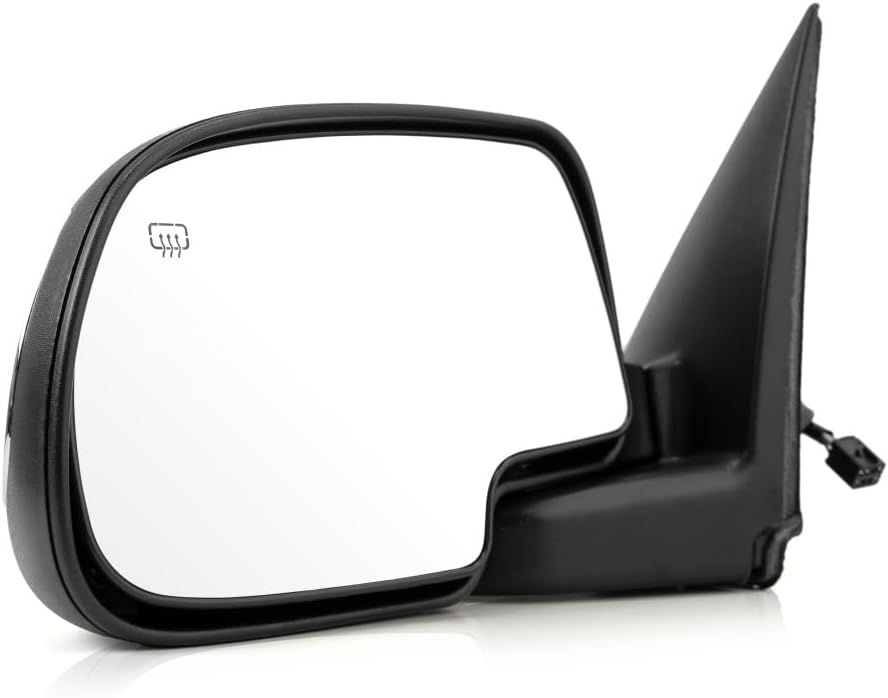 For Chevy Silverado 1500 1999 2000 2001 2002 Door Mirror Driver Side | Power Remote | Heated | Chrome | Replacement For 335-5401L3ECH, 15179829 | GM1320173