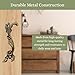 ZAHANAARA Antique Leaf Scroll Drawer Handle – Vintage Curved Metal Pulls for Dresser, Cabinet, Cupboard, Armoire – Ornate Hardware for Rustic, Victorian, Baroque, French Country Furniture Décor