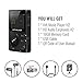 HIFI WALKER H2 HiFi MP3 Player with Bluetooth, Lossless DSD DAC FLAC, High Resolution Music Player, Portable Audio Player with 8GB Memory, Supports up to 512GB