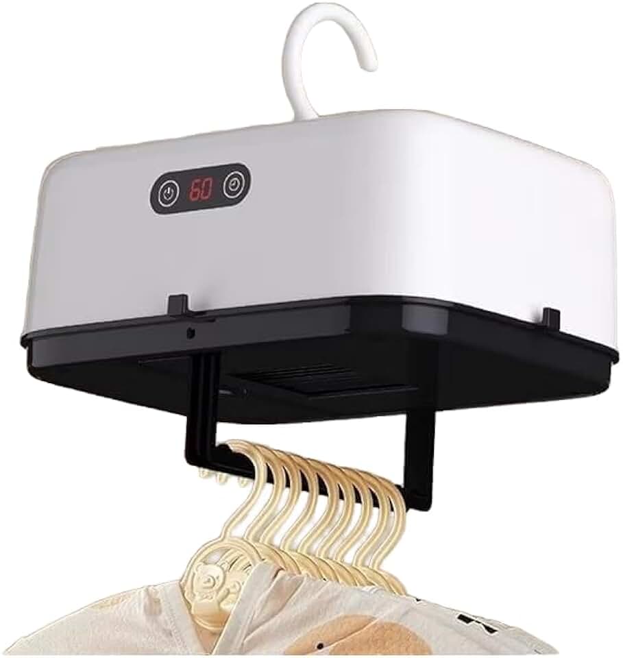 Secador de Roupas Elétrico Portátil 110V, Compacto e Leve