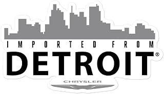 Imported from Detroit Die Cut Sticker (4" x 4")