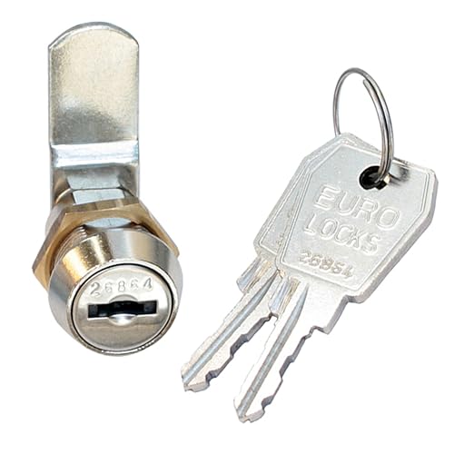 2 x Schrankschloß Möbelschloß Briefkastenschloß 20 mm Hebelschloß