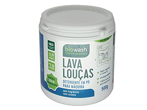 Kit 3 Lava Louças em Pó para Máquina Natural Vegano Biowash