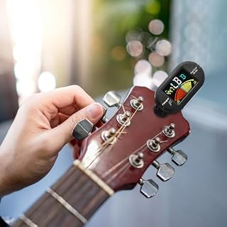 KOCAN Accordeur de guitare à clipser pour guitare chromatique basse, violon, ukulélé, écran d’affichage LCD couleur, accordeur de guitare portable avec clip rotatif pliable, fonction d’arrêt automatiq - Les Beatles, Paul McCartney, John Lennon, RIngo Starr, George Harrison KOCAN Accordeur de guitare à clipser pour guitare chromatique basse, violon, ukulélé, écran d'affichage LCD couleur, accordeur de guitare portable avec clip rotatif pliable, fonction d'arrêt automatiq – Image 6