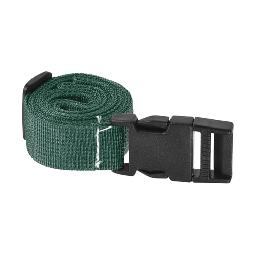Image of M METERXITY 1 Pack Luggage Straps- Travel Baggage Accessory Adjustable Suitcase Belt with Quick Release Buckle, Apply to Travel (1.5 Meters, Light Green)