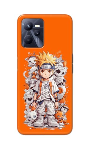 Image of Plastic Printfidaa Printed Hard Back Cover Case For Realme C35 | Realme Narzo 50A Prime Back Cover (Famous Anime Cartoon Character) -112, Multicolor