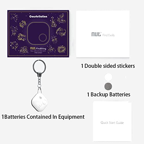 Key Finder, 1-Pack Bluetooth Tracker Item Locator with Key Chain for Gifts Keys Pet Wallets or Backpacks and Tablets Constellation (Virgo) Key Finder, 1-Pack Bluetooth Tracker Item Locator with Key Chain for Gifts Keys Pet Wallets or Backpacks and Tablets Constellation (Virgo)