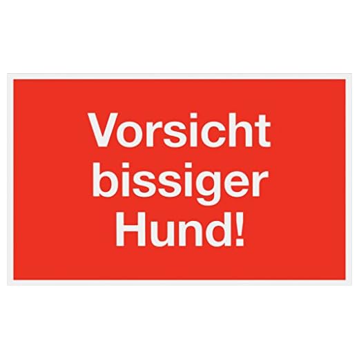 Metafranc anvisningsskylt ”Varning liten hund!” – 250 x 150 mm/skylt/informationsskylt/varningsmärke/säkerhetsmärke/faroangivelse/500010