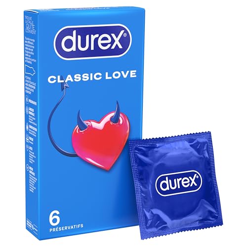 Durex LOVE - 6 Préservatifs - Faciles à mettre