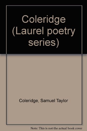Coleridge (Laurel poetry series) B0007HVTEM Book Cover